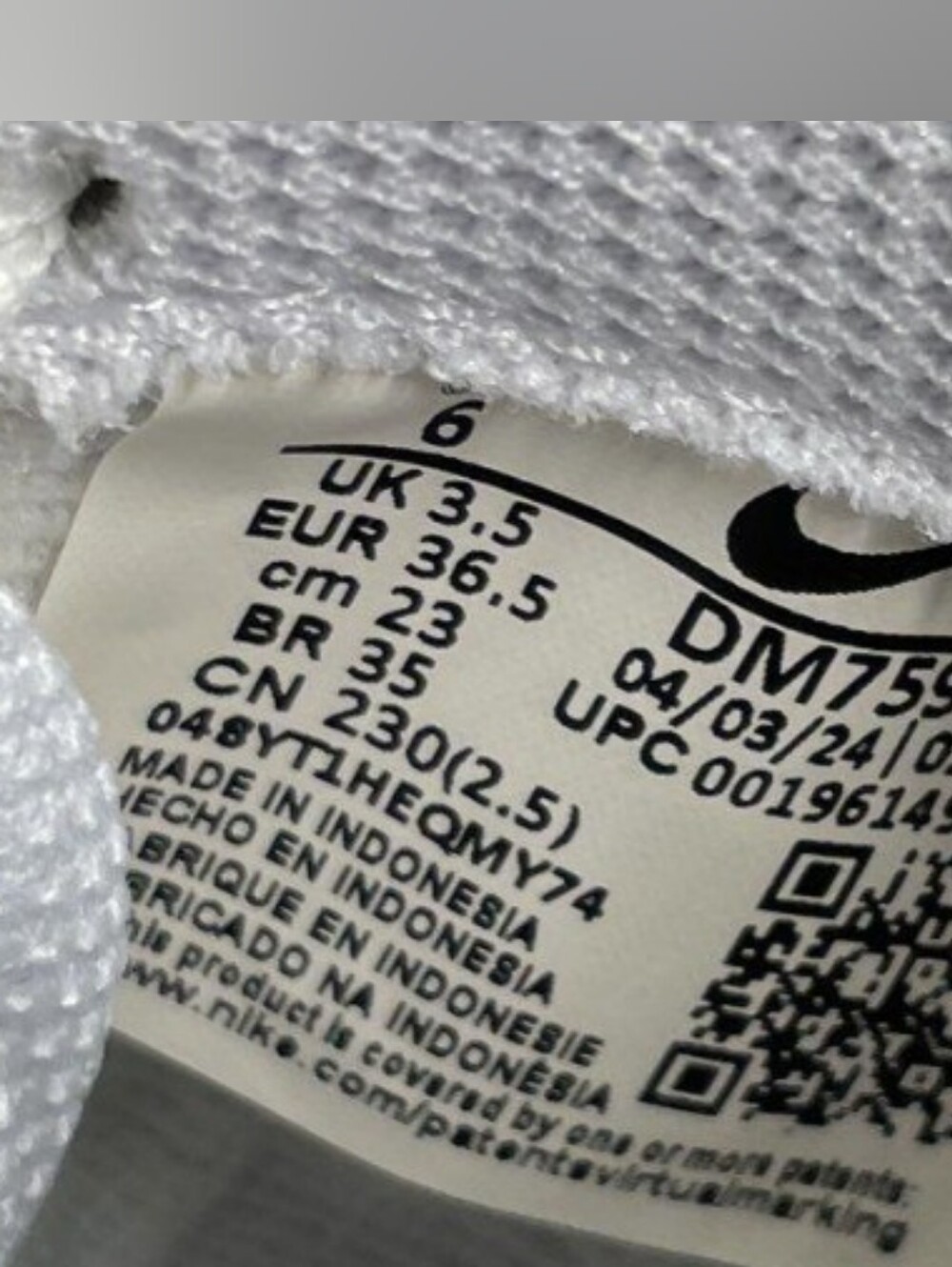 Nike Court Legacy Lift Platform Sneakers Size 6 New/Box MSRP $94.99 - Picture 8 of 11